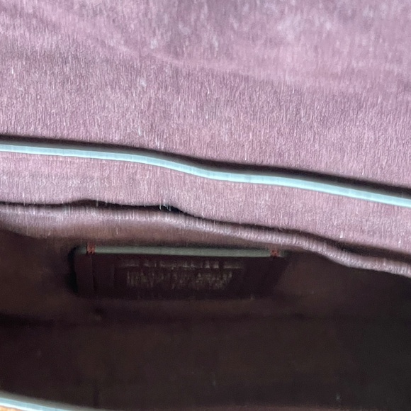 Coach D2092-1936 Brown Floral Appliqué Pebbled Leather Crossbody / Shoulder Bag - Picture 7 of 7